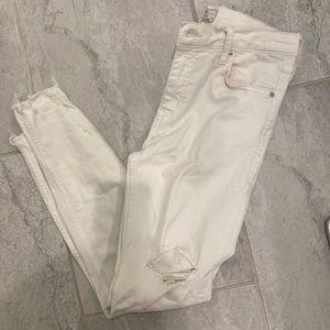 Free people white skinny jeans